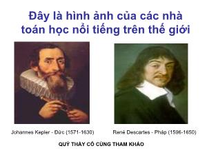 Các nhà toán học nổi tiếng trên thế giới