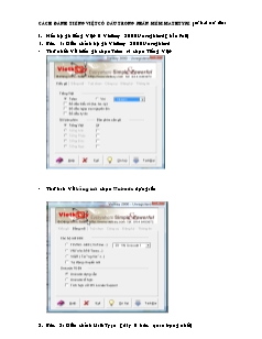 Cách đánh tiếng Việt có dấu trong phần mềm Mathtype (từ 6.0 trở lên)