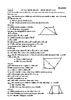 Bồi dưỡng Toán 8 - Các dạng cơ bản