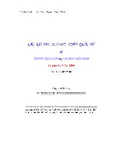 Các bài thi Olympic Toán quốc tế và thành tích của đội tuyển Việt Nam (Từ năm 1959 đén 2004)