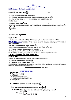 Đề 1 - Ôn thi Đại học môn Toán có đáp án