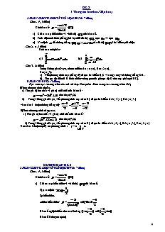 Đề 2 - Ôn thi Đại học môn Toán có đáp án