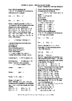 Đề thi tham khảo Toán 12 - Học kì 1 - Đề 4