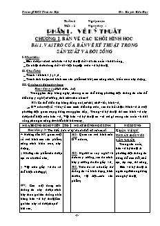 Giáo án Công nghệ 8 - Bài 1 đến 4 - Gv: Huỳnh Hữu Đạt - Trường THCS Thới An Hội