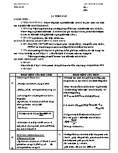 Giáo án Giải tích 12 - Bài 5 - Tiết 12, 13: Tiệm cận