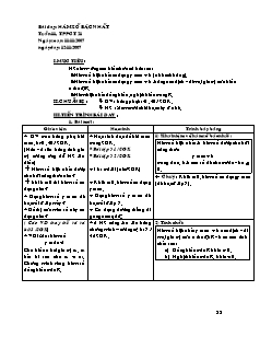 Giáo án môn Đại số 9 - Tuần 11 Tiết 21: Hàm số bậc nhất