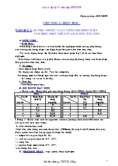 Giáo án Vật lý 9 – Đỗ Văn Cương- THCS Tân Khang