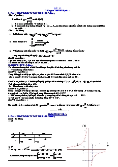 Luyện thi Đại học môn Toán có hướng dẫn giải - Đề 12