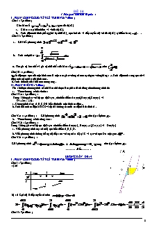 Luyện thi Đại học môn Toán có hướng dẫn giải - Đề 14