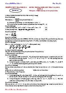 Ôn thi Đại học, Cao đẳng môn Toán - Đề số 10