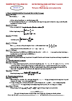 Ôn thi Đại học, Cao đẳng môn Toán - Đề số 18