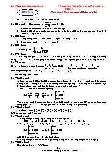 Ôn thi Đại học, Cao đẳng môn Toán - Đề số 19