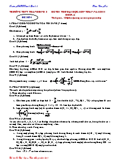 Ôn thi Đại học, Cao đẳng môn Toán - Đề số 4