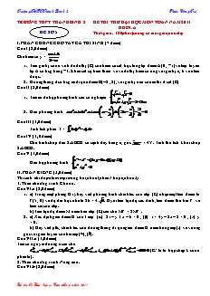 Ôn thi Đại học, Cao đẳng môn Toán - Đề số 5