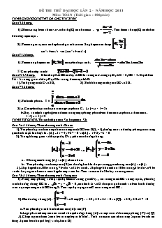 Ôn thi Đại học môn Toán - Đề số 4