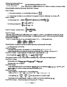 Ôn thi Đại học môn Toán - Đề số 6