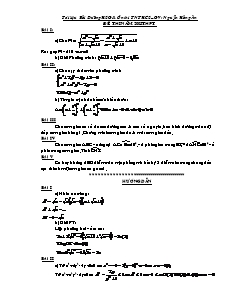 Tài liệu Bồi Dưỡng HSG & Ôn thi TNTHCS – Môn Toán - GV: Nguyễn Hồng Ân