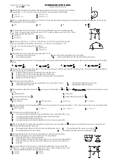 Đề kiểm tra Vật lí lớp 11- Ban A