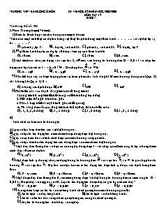 Đề thi học kì II môn Vật lý khối 11