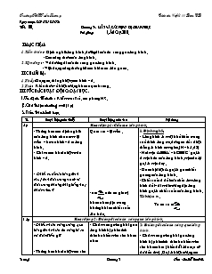 Giáo án Vật lí 11 Ban CB - Chương 7: Mắt và các dụng cụ quang học