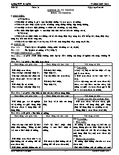 Giáo án Vật lí 11 CB - Học kì 2 - Trường THPT Mang Thít