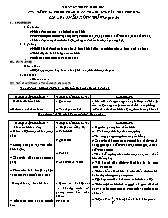 Giáo án Vật lý 11 - Bài 29 - Thấu kính mỏng (2 tiết)