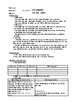 Giáo án Vật lý 11 - Chương IV: Từ trường