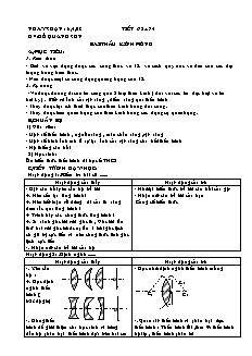Giáo án Vật lý 11 NC - Tiết 73, 74 - Thấu kính mỏng