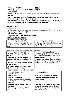 Giáo án Vật lý 11 - Tiết 14: Pin và acqui - GV: Đỗ Quang Sơn