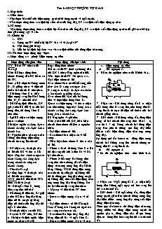 Giáo án Vật lý 11 - Tiết 63 - Hiện tượng tự cảm