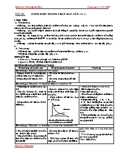 Giáo án Vật lý nâng cao 11 - Tiết 36 - Dòng điện trong chất bán dẫn (tiết 1)