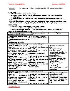 Giáo án Vật lý nâng cao 11 - Tiết 46 - Từ trường của 1 số dòng điện có dạng đơn giản