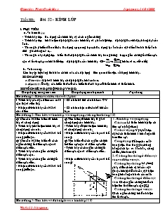 Giáo án Vật lý nâng cao 11 - Tiết 80 - Kính lúp