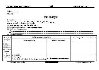 Giáo án Vật lý phân ban 11  - Bài 23 - Tụ điện