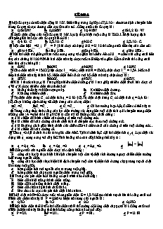 Kiểm tra 1 tiết Vật lý 11 (Đề 2)