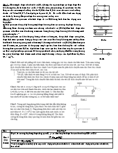 Ôn thi học sinh giỏi Vật lý 11 - Đề 9