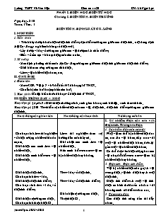 Giáo án Vật lý 11CB - Học kì 1 - GV: Lê Ngọc Lạc - Trường THPT Võ Văn Kiệt