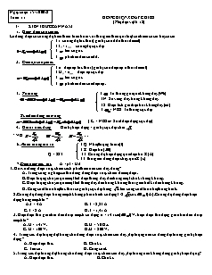 Giáo án Phụ đạo Vật lí 12 - Tuần 11 - Dòng điện xoay chiều