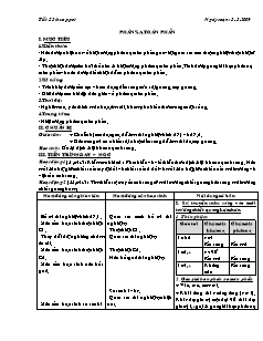 Giáo án Vật lí 11 - Ban cơ bản - Tiết 53 - Phản xạ toàn phần