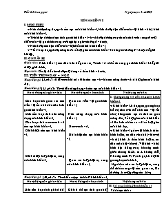 Giáo án Vật lí 11 - Ban cơ bản - Tiết 65 - Kính hiển vi