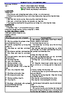 Giáo án Vật lí 11 học kì 1