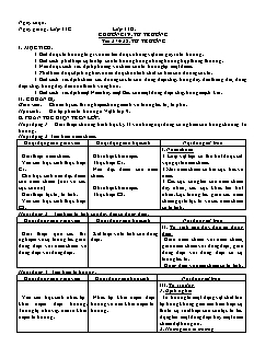 Giáo án Vật lí 11 - Học Kỳ II - Gv Vũ Viết Văn - Trường THPT Tú Đoạn