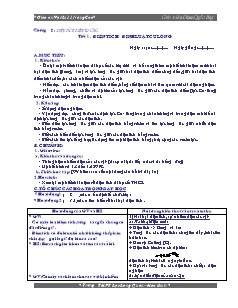 Giáo án Vật Lí 11 Nâng Cao - Tiết 1 đến 10 - Giáo viên: Phạm Quốc Hưng