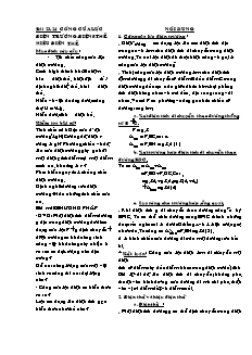 Giáo án Vật lý 11 - Bài 23, 24: Công của lực điện trường. Điện thế. Hiệu điện thế