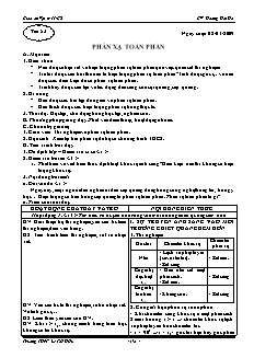 Giáo án Vật lý 11 CB - GV: Hoàng Hải Hà - Tiết 53 - Phản xạ toàn phần