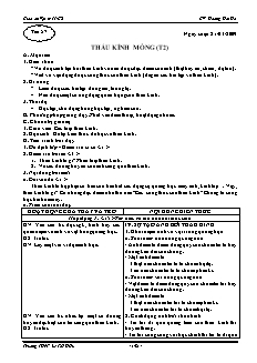 Giáo án Vật lý 11 CB - GV: Hoàng Hải Hà - Tiết 57 - Thấu kính mỏng (t2)