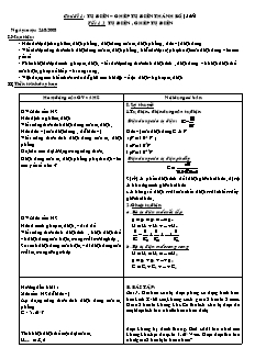 Giáo án Vật lý 11 - Tự chọn - Nâng cao