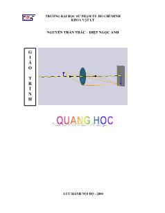 Giáo trình Quang học