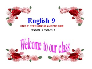 Bài giảng Tiếng anh Lớp 9 - Unit 3, Lesson 5: Skills 1