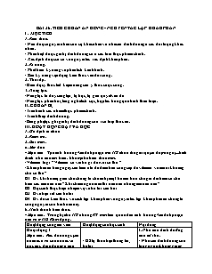 Giáo án Sinh học Lớp 8 - Bài 36: Tiêu chuẩn ăn uống. Nguyên tắc lập khẩu phần - Năm học 2020-2021